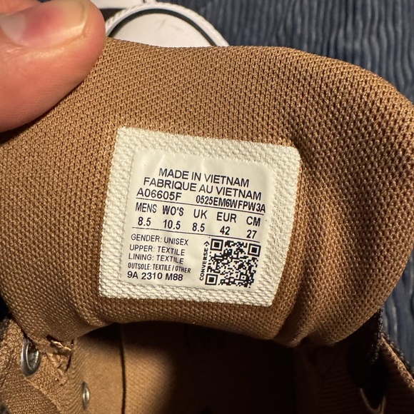 Converse All Star Men's High-Top Sneakers - Brown - Picture 4 of 5